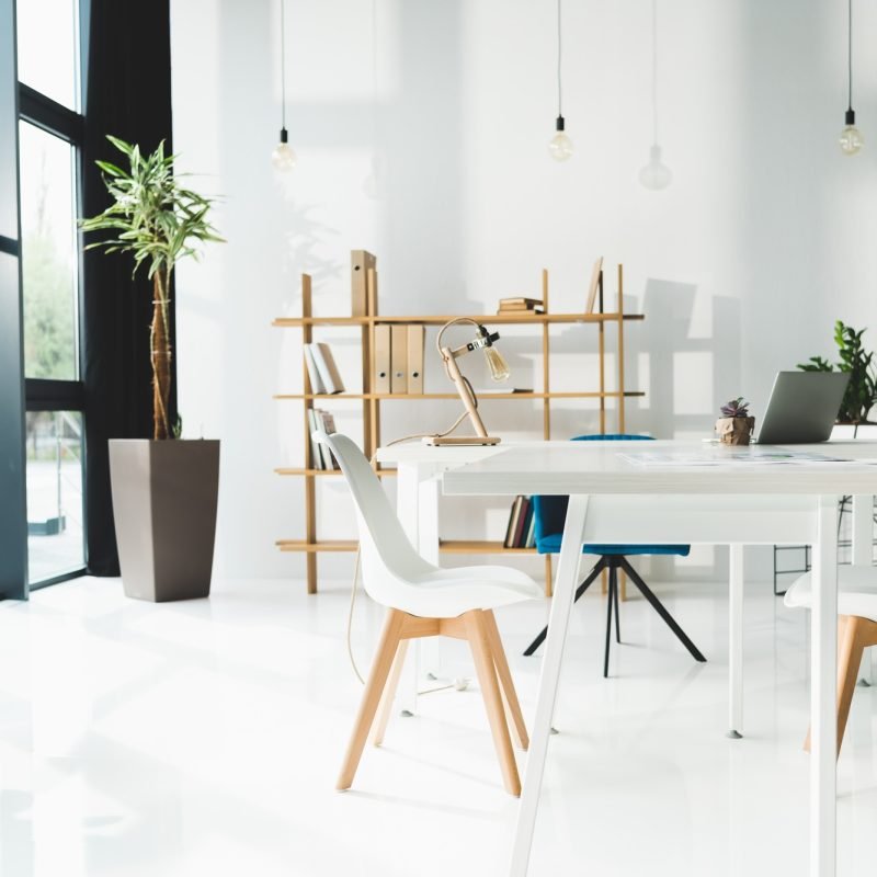 interior of beautiful modern office